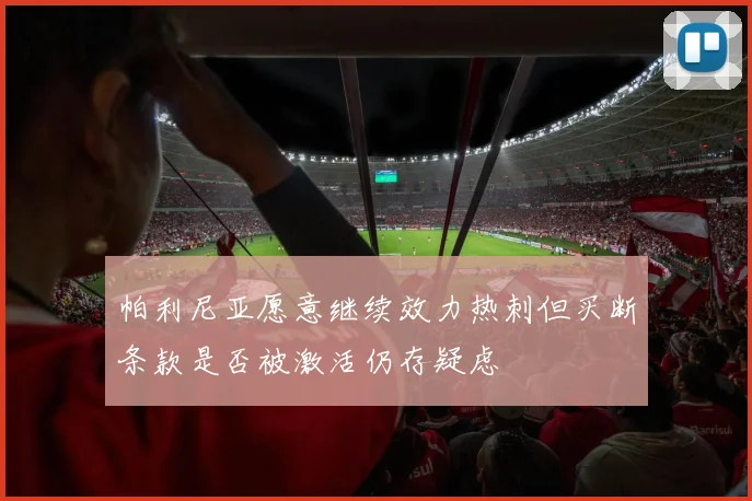 帕利尼亚愿意继续效力热刺但买断条款是否被激活仍存疑虑